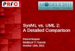 SysML vs. UML 2: A Detailed Comparison - Victoriaecs.victoria.ac.nz/foswiki/pub/Events/MODELS2011/Material/MODELS... · SysML vs. UML 2: A Detailed Comparison Pascal Roques ... (bdd)