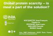 Global protein scarcity is meat a part of the solution? protein scarcity - is meat... · Global protein scarcity –is meat a part of the solution? HOCQUETTE Jean-François Thanks