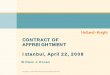 CONTRACT OF AFFREIGHTMENT - Intertanko · Contract of Affreightment Defined A contract between a vessel owner/operator and a charterer in ... voyage is as stated in Box 18(e). 12
