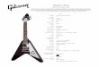 Flying V 2018 - Amazon Web Servicesimages.gibson.com.s3.amazonaws.com/Products/Electric-Guitars/2018… · Flying V 2018 High Class Heavy Metal A stylish nod to one of the most loved