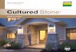 Cultured Stone · Fog Southern Ledgestone BRAL ST PRDCTS Build eat ™ DESIGN SOLUTIONS® Cultured Stone Y EA R S C U L T U R E D S O N E 50 ® …