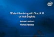Efficient Rendering with DirectX 12 on Intel Graphics · Efficient Rendering with DirectX 12 on Intel Graphics Andrew Lauritzen Michael Apodaca . Copyright © 2015, Intel Corporation
