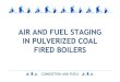 Air and fuel staging - Politechnika Wrocławskafluid.wme.pwr.wroc.pl/.../combustion_en/NOx/Air_and_fuel_staging.pdf · air and fuel staging in pulverized coal firedboilers. combustion