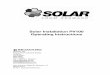 388A552 Solar Installation PV100 Operating Instructions … · Nothing from this edition may be multiplied, ... required by IEC 62446 ... in relation to the total number of records