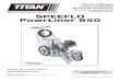 SPEEFLO PowrLiner 850 - Titantool PowrLiner 850 Owner’s Manual Notice d’utilisation Manual del Propietario Do not use this equipment before reading this manual! Register your product