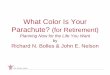 What Color Is Your Parachute? (for Retirement) · We Share Ideas What Color Is Your Parachute? (for Retirement) Planning Now for the Life You Want by Richard N. Bolles & John E. Nelson