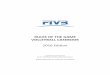 RULES OF THE GAME CASEBOOK - fivb.org · Casebook 2016_V1 Page 3/54 . PREFACE . Volleyball is a great game – just ask the millions of people who play it, watch it, analyze it and