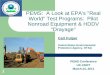 PEMS: A Look at EPA's Real World Test Programs: Pilot Nonroad Equipment ... Fulper.pdf · World" Test Programs: Pilot Nonroad Equipment & HDDV "Drayage" Carl Fulper United States