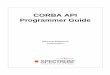CORBA API Programmer Guide - CA Technologiesehealth-spectrum.ca.com/support/secure/products/Spectrum_Doc/spec... · CORBA API Programmer Guide Page 2 ... OF OR RELATED TO THIS MANUAL