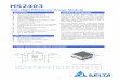 FEATURES - Welcome to Delta Group 20A, High Efficiency Power Module HS2403 FEATURES: High Power Density Power Module Maximum Load:20A(22A@ Note 8) Input …
