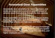 Acoustical Door Assemblies - Steel Door Institute Doors.pdfThese assemblies are commonly used in music studios, meeting rooms, hotels, ... Acoustical Door Assemblies â€¢ For doors