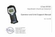 Handheld Chemical Detector - Ex-Ox-Tox Gasdetectie · This technical manual covers all aspects of normal use of the ChemRAE Handheld Chemical Detector, and includes Unit (or Field)