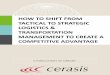 HOW TO SHIFT FROM TACTICAL TO STRATEGIC …cerasis.com/wp-content/uploads/2016/01/StrategicLogisticsand...TACTICAL TO STRATEGIC LOGISTICS & TRANSPORTATION MANAGEMENT TO CREATE A 