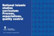 National Islamic studies curriculum: Process, expectations ... Speaker 2 Mohamad... · Our empirical research found that the absence of a national (or even local) Islamic studies