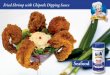 Fried Shrimp with Chipotle Dipping Sauce4x6 Dipping Sauce 2 tsp. chipotle chilies in adobo, canned 1 cup mayonnaise 4 tsp. green onion, chopped 2 tsp. Chef Merito® Lime Juice
