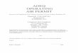 ADEQ OPERATING AIR PERMIT OPERATING AIR PERMIT ... SECTION III: PERMIT HISTORY ... Electronic Overspeed Shutdown manufactured by Altronic Controls, 