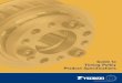 Guide to Timing Pulley Product Specifications Tsubaki of Canada Limited, 1630 Drew Road, Mississauga, ON L5S 1J6 Tel: 905-676-0400 Fax: 905-676-0904 Toll-Free: 800-263-7088 e-mail: