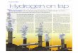 hydrogen on tap - Richard Corfield · Hydrogen on tap Richard Corfield ... a new catalyst able to produce hydrogen at room temperature Once through, they combine with an ... superhighway',