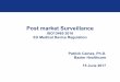 Post market Surveillance - cbinet.com · Post market surveillance System alignment & Implementation ... according to the instructions for use.” ... MEDDEV 2.12-1 rev 7; 2.12-1 rev