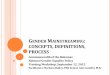 GENDER MAINSTREAMING CONCEPTS, DEFINITIONS, PROCESS … MainstreamingPDF.pdf · GENDER MAINSTREAMING: CONCEPTS, DEFINITIONS, PROCESS Commonwealth of the Bahamas National Gender Equality