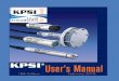 KPSI User’s Manual - Test & Measurement Instruments … Systems, Inc. KPSI Level and Pressure Transducers User’s Manual Page 3 Sacrificial Anodes provide cathodic protection against