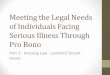 Meeting the Legal Needs of Individuals Facing Serious ... · of Individuals Facing Serious Illness Through ... • Disclosure of Mold in Dwelling Unit: • LL must disclose visible