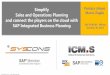 Simplify Patrizia Urbani Sales and Operations Planning … · Sales and Operations Planning and connect the players on the cloud with SAP Integrated Business Planning SAP FORUM 
