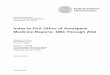 Index to FAA Office of Aerospace Medicine Reports: 1961 Through … Medicine Reports: 1961 Through 2012 William E. Collins CNI Aviation, LLC Ada, ... Index to FAA Office of Aerospace