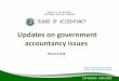 Updates on government accountancy issues - pagba.com … · Updates on government accountancy issues February 2018 PAGBA 1st Quarterly Seminar and Meeting February 7, ... “Monitor