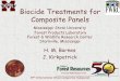 Biocide Treatments for Composite Panels - … Barnes Kirkpatrick y Laboratory Center Mississippi 39th um. This research was sponsored, in part, ... l n n t. Import Thickness swell