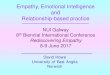 Empathy, Emotional Intelligence and Relationship-based ... · David Howe. University of East Anglia. Norwich. NUI Galway. 8th Biennial International Conference. Rediscovering Empathy