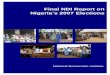 Nigeria Elections Final Report - FINAL · Final NDI Report on Nigeria’s 2007 Elections ACKNOWLEDGEMENTS The National Democratic Institute (NDI) would like to thank the co-leaders