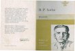 B. P. Sathe - Sahitya Akademi Awardsahitya-akademi.gov.in/.../pdf/b-p-sathe_english.pdfB.P. SATHE (1910-73), Dogri short story writer, essayist and translator was a pioneer. He drew