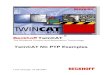 TwinCAT NC PTP Examples - InstrumentacionyControl.NETinstrumentacionycontrol.net/Descargas/Descargas/BECKHOFF/Motion... · Eiserstraße 5 / D-33415 Verl / Telefon 05246/963-0 / Telefax