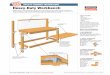 BUILD-IT-YOURSELF INSTRUCTIONS Heavy-Duty Workbench€¦ · Heavy-Duty Workbench Install RTC2Z top connectors approximately 1½" below top of post Cut notches in shelf 2x4 corner