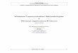 Wireless Application Protocol - Rivier University Application Protocol (Final Project) By Sankara Krishnaswamy 31 ... Wireless communications are transmitted through the air via radio