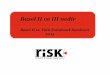 Basel II ve III nedir - tbb.org.tr · 3 . 4 > 8% Risk Ağırlıklı Aktifler Öz Sermaye Basel 1 Sermaye ... senetleri Basel II’de risk azaltımında kullanılamamaktadır) Basel