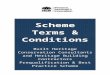 SCHEDULE 1 – Standard Conditions - ProcurePoint | … · Web viewTerms & Conditions Built Heritage Conservation Consultant and Building Contractors Prequalification & Best Practice