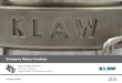 Emergency Release Couplings - Industrial Flow Systems Release Couplings Typical media applications ... for LNG applications contact KLAW LNG on +44 (0)1373 827 100 ERC ... Cable Release