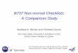 B737 Non-normal Checklists: A Comparison Study · B737 Non-normal Checklists: ... Numbers of Memory Items by Air Carrier or Manufacturer QRH. Findings: Memory (Recall) Items …