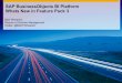SAP BusinessObjects BI Platform Whats New in … in single and multisource universes ! Improved Dashboards to BW integration " Host Dashboards that access BEx queries on the BI platform