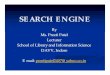 SEARCH ENGINE PP - clib.dauniv.ac.in ENGINE PP.pdf · Zapmeta ( ) According scope the Search engine SE ... Microsoft PowerPoint - SEARCH ENGINE PP [Compatibility Mode] Author: Nandkishor