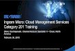 s3.amazonaws.comfolder/... · Ingram Micro: Cloud Management Services Category 201 Training Steve Czerniejewski, Channel Account Specialist Il — Cloud, North America February 26,