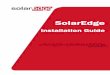 SolarEdge Installation Guide - Solar-Go.co.uk · Chapter 6: User Interface 30 LCD User Buttons 30 Inverter Configuration – Setup Mode 30 Configuring the Inverter Using the Internal