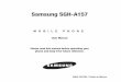 Samsung SGH-A157 - AT&T · A157_UM_English_UCLC4_BH_032012_F5 Intellectual Property ... SAMSUNG IS NOT LIABLE FOR PERFORMANCE ISSUES OR INCOMPATIBILITIES ... SIM Management 