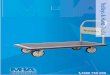 Trolleys and Hand Trucks - MHA Products and Hand... · MultiPurpose Platform Trolleys • Powder coated steel construction with vinyl decks • Surround bumper on perimeter of trolley