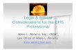 Legal & Ethical Considerations for the EHS … & Ethical Considerations for the EHS Professional Adele L. Abrams, ... training syllabi and ... AIHA 2016.ppt [Compatibility Mode]
