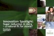 Innovation Spotlight: Sugar reduction in dairy a natural ... · Innovation Spotlight: Sugar reduction in dairy ... = no negative perception on “reduced”, = no consumer confusion