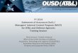 FY 2014 Statement of Assurance (SoA) / Managers’ Internal ... · FY 2014 Statement of Assurance (SoA) / Managers’ Internal Control Program (MICP) for AT&L and Defense Agencies
