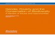 Gender, Poverty and the Conservation of Biodiversity€¦ · Gender, Poverty and the Conservation of Biodiversity A Review of Issues and Opportunities Jamie D. Bechtel, J.D., Ph.D